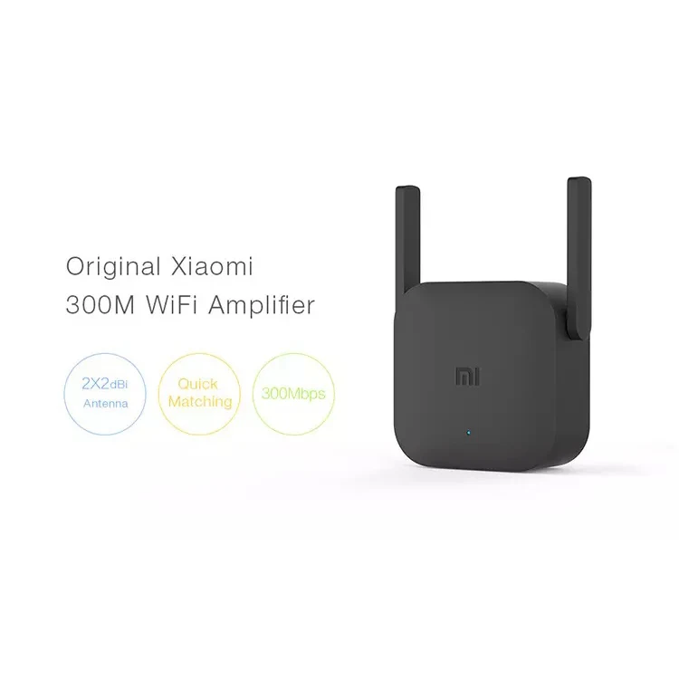 VELTRUNE Original Xiaomi Mi Wifi Repeater Pro 300m - Wireless Signal Booster With Dual External Antenna For Expanded Net