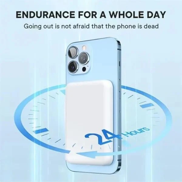 VELTRUNE 10000mAh Magnetic Wireless Power Bank - Fast Charging Android and IPhone both Suteable product image thumbnail